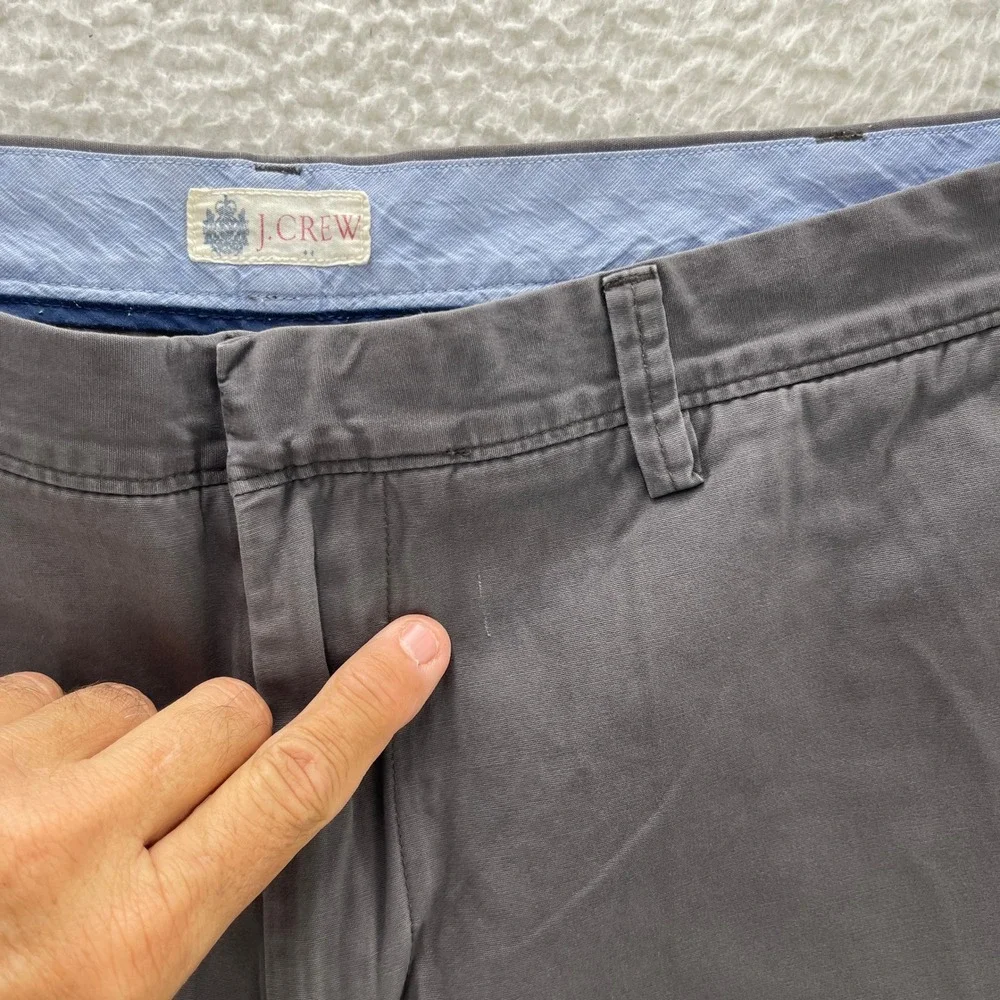 J Crew Chino Shorts Mens 38 Gray 10